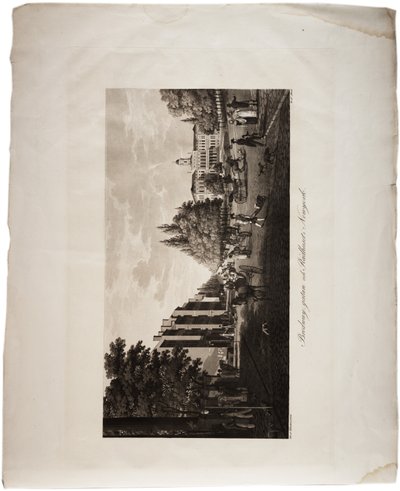 Broadway, New York, from an Atlas of the United States, 1824 by Axel Leonhard Klinckowström